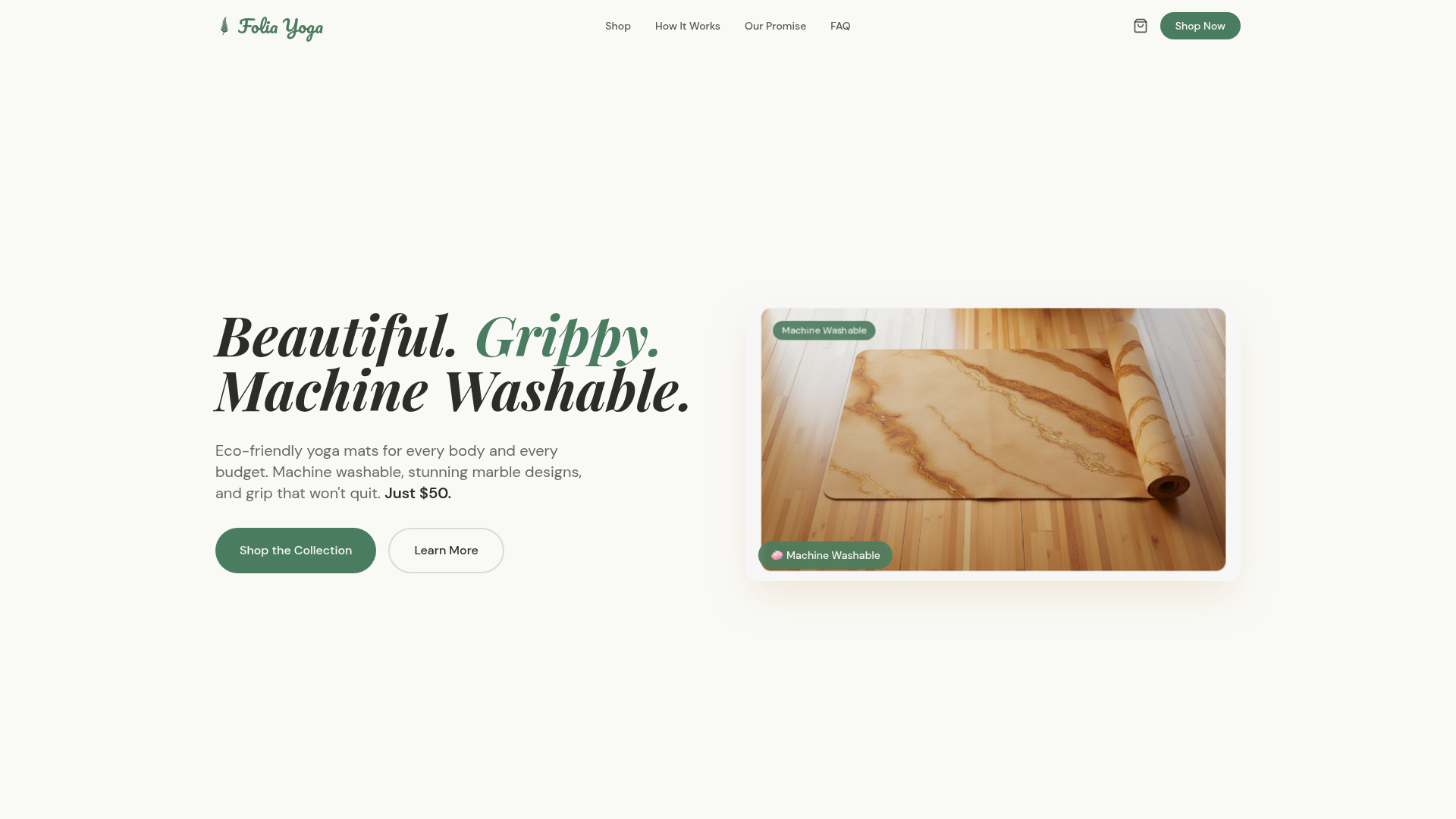 Folia Yoga website
